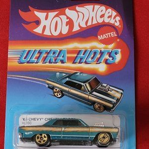 2021 HOT WHEELS ULTRA HOTS, '64 CHEVY CHEVELLE SS, MINT IN THE PACKAGE!!!